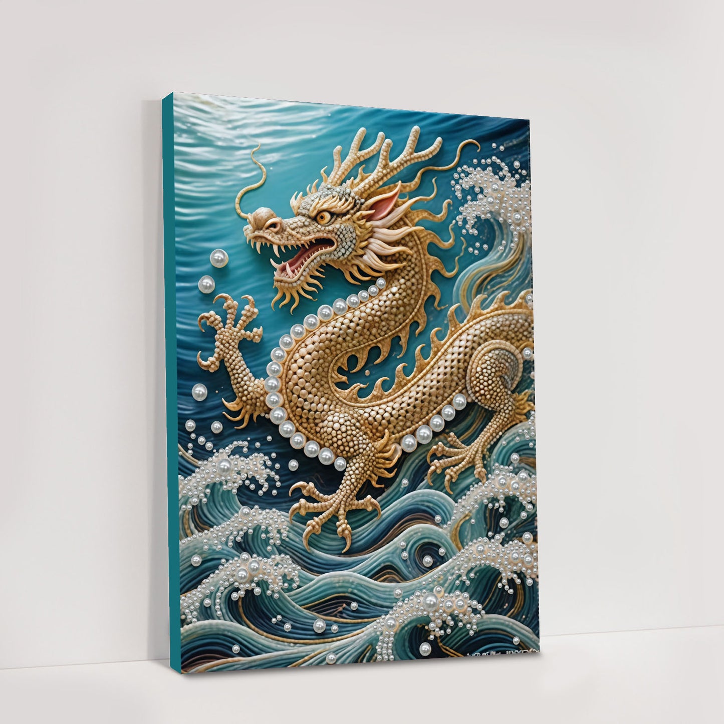 Dragon - DIY Pearl Gem Art Diamond Painting Kits With Framefor Home Decor -30x40cm