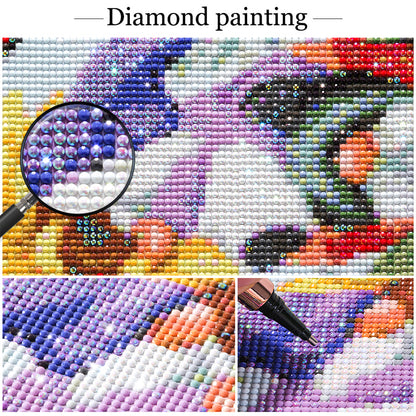 Tattooed Beauty - Partial AB Round Drill Diamond Painting 40*70CM