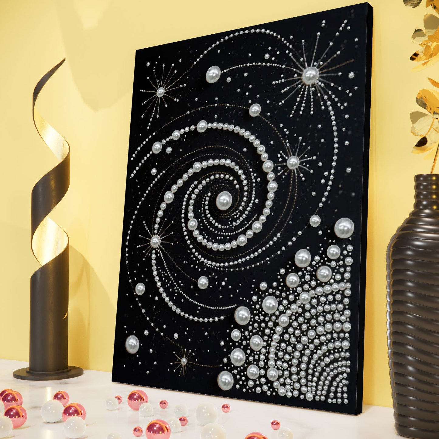 Starry Sky - DIY Pearl Gem Art Diamond Painting Kits With Framefor Home Decor -30x40cm