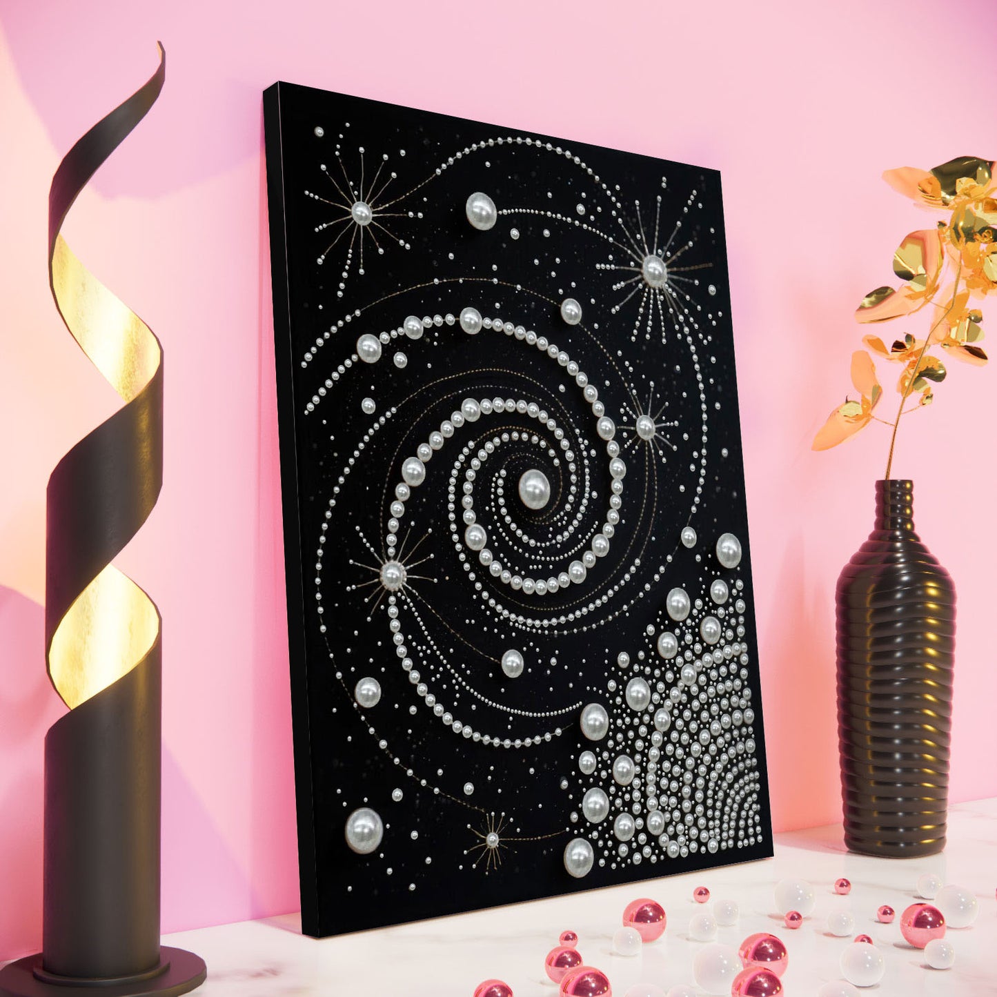 Starry Sky - DIY Pearl Gem Art Diamond Painting Kits With Framefor Home Decor -30x40cm