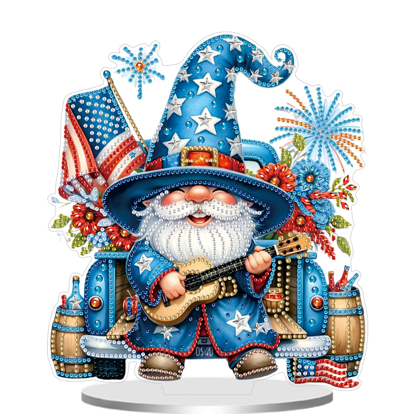 2D Flat Goblin DIY Acrylic Diamond Painting Ornament Kit Home Office Table Decor