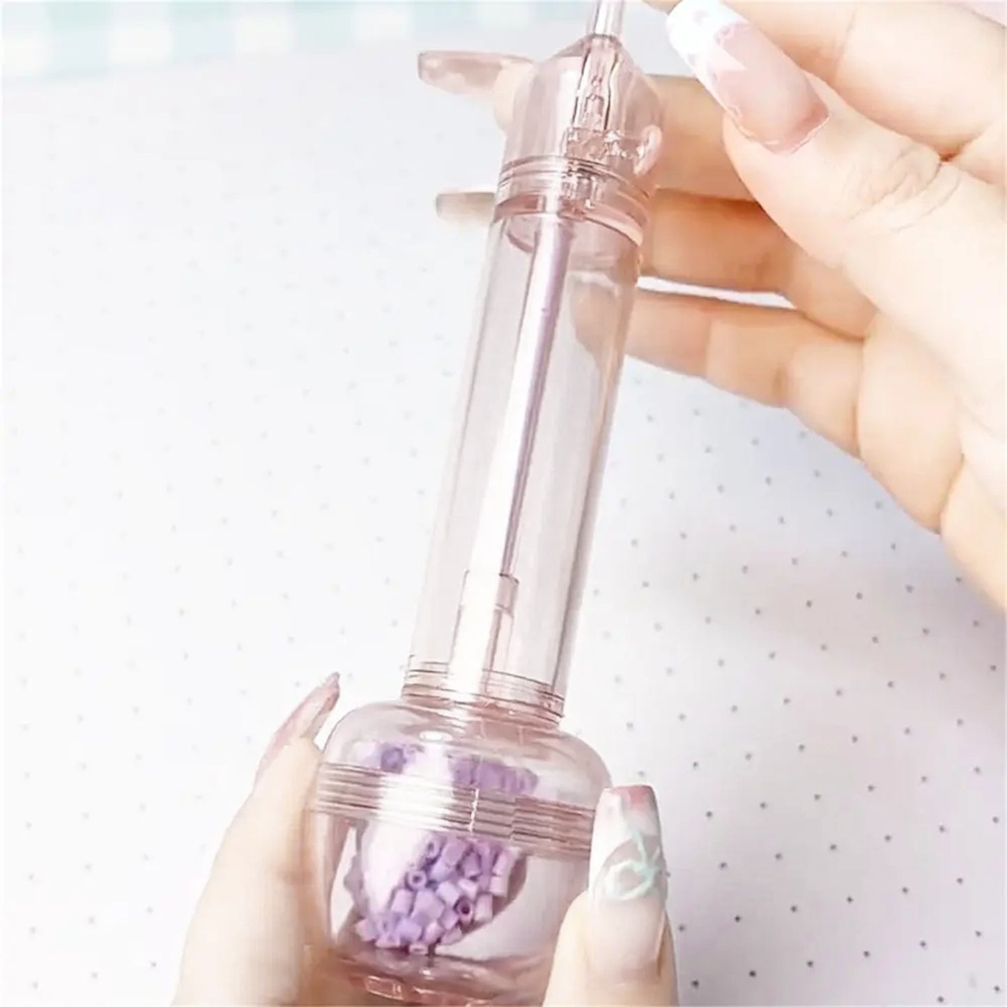 Press Bead Dispenser with Comfortable Grip Automatic Press Bead Placement Tool Lightweight and Ergonomic