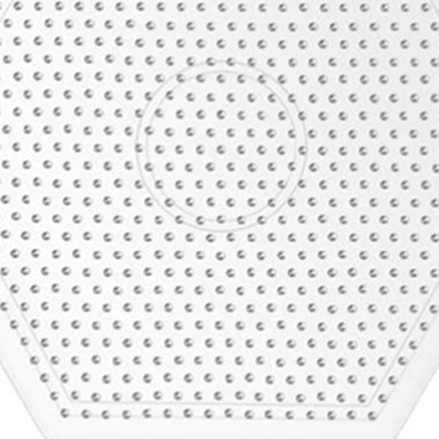 3Pcs 5mm Fuse Beads Boards High Temperature Resistance Large Clear Pegboards Kits Easy To Clean(Hexagon)