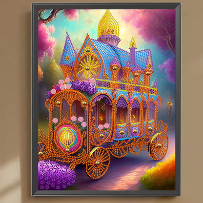 Bouquet Love Birdhouse - Special Shaped Drill Diamond Painting 30*40CM