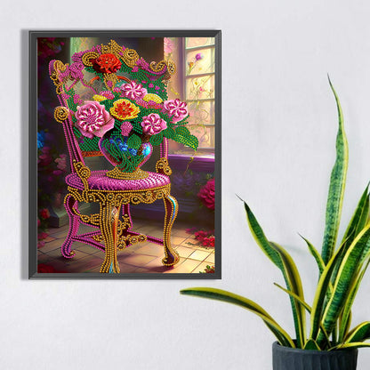 Bouquet Love Birdhouse - Special Shaped Drill Diamond Painting 30*40CM
