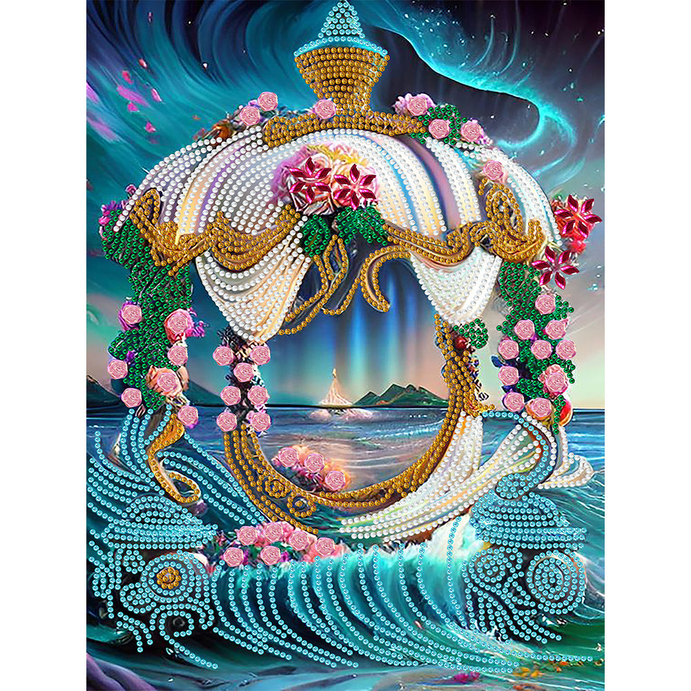 Bouquet Love Birdhouse - Special Shaped Drill Diamond Painting 30*40CM