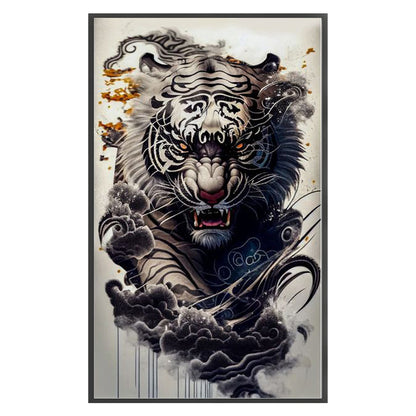 Tiger - 11CT Stamped Cross Stitch 50*87CM