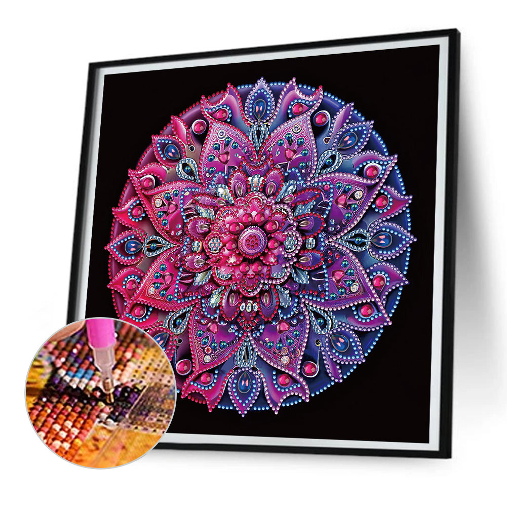 Mandala - Special Shaped Drill Diamond Painting 30*30CM
