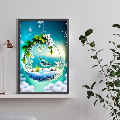 Morning Bird - Full Round Drill Diamond Painting 40*60CM