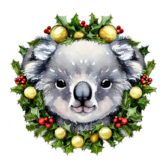 Animal Garland Kangaroo - Full Round Drill Diamond Painting 30*30CM