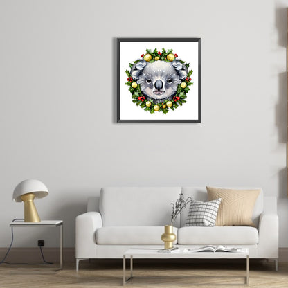 Animal Garland Kangaroo - Full Round Drill Diamond Painting 30*30CM