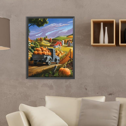Thanksgiving Harvest - Full Round Drill Diamond Painting 30*40CM