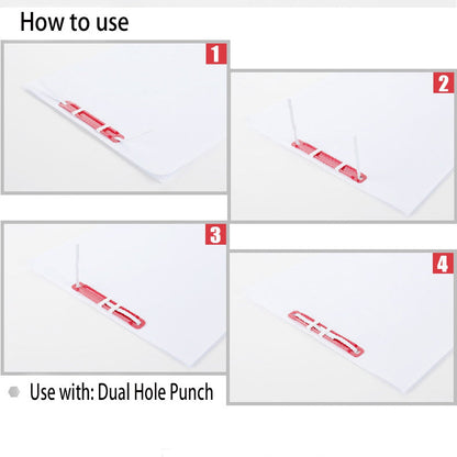 DIY Diamond Painting Double Hole Punch(Hole Spacing 8CM) White