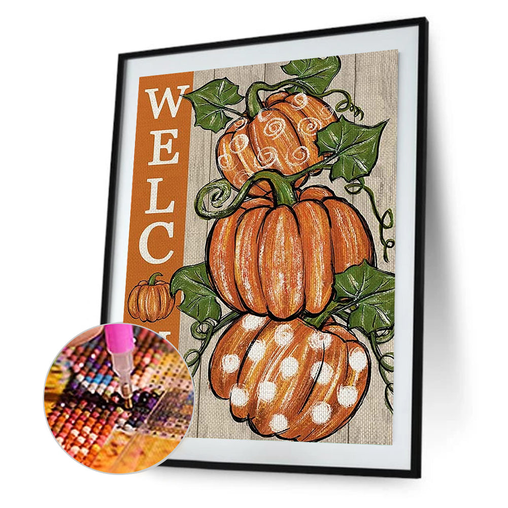 Harvest Thanksgiving Season - Full Round Drill Diamond Painting 30*40CM