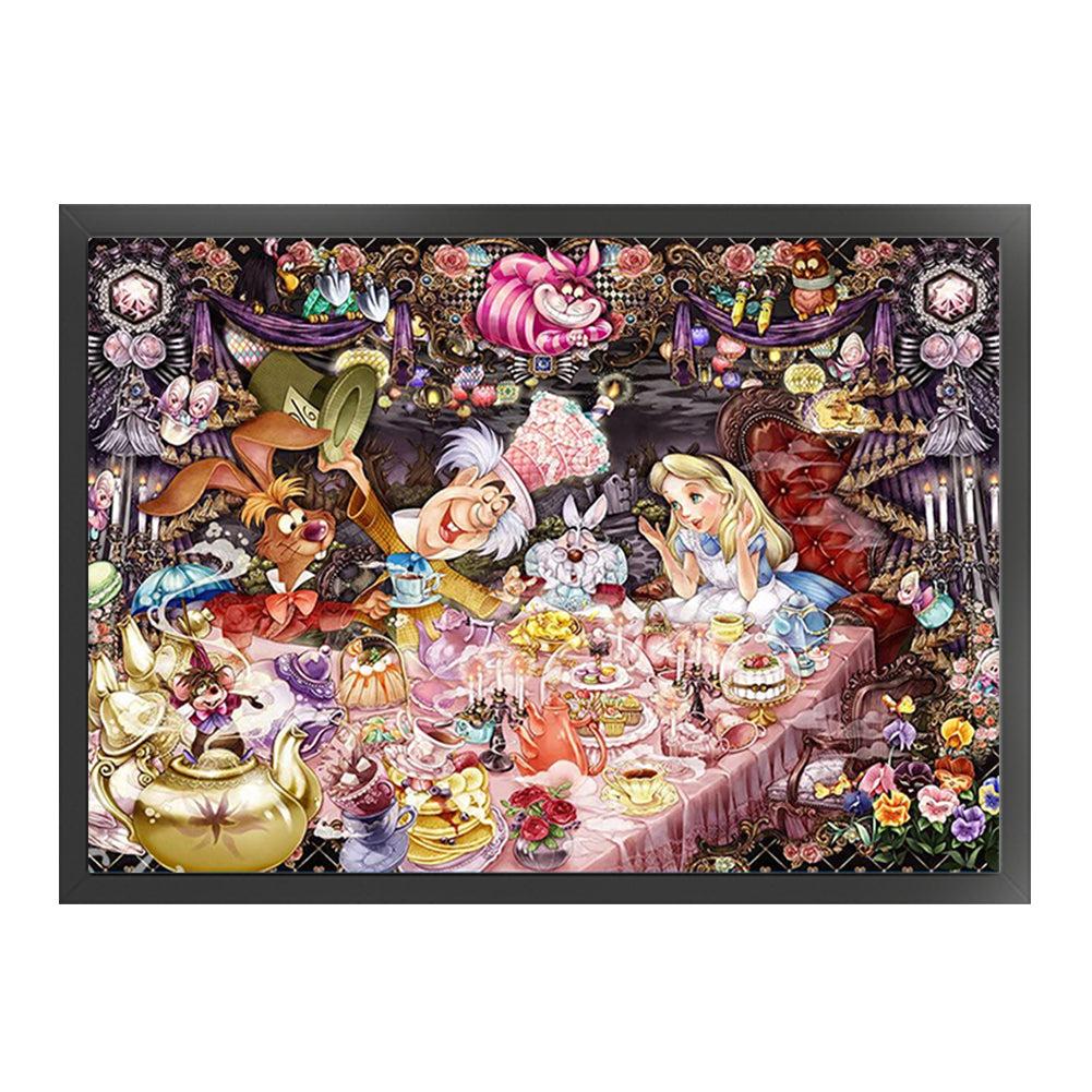 Alice In Wonderland - 14CT Stamped Cross Stitch 90*65CM