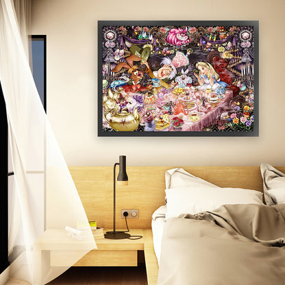 Alice In Wonderland - 14CT Stamped Cross Stitch 90*65CM