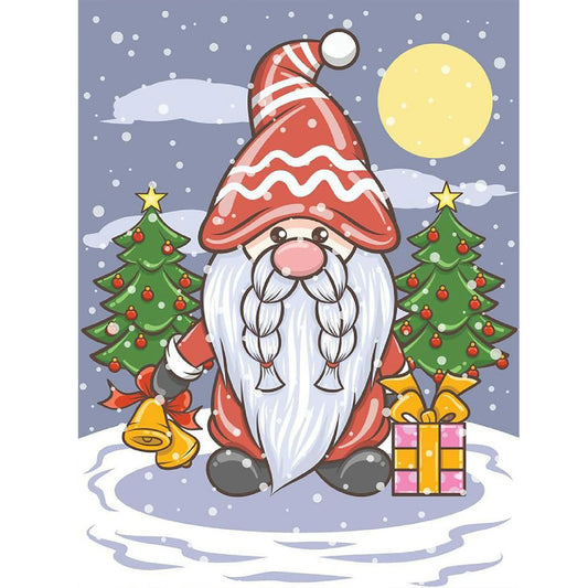 Christmas Gnome - Full Round Drill Diamond Painting 30*40CM