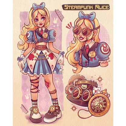 Alice - 11CT Stamped Cross Stitch 50*62CM