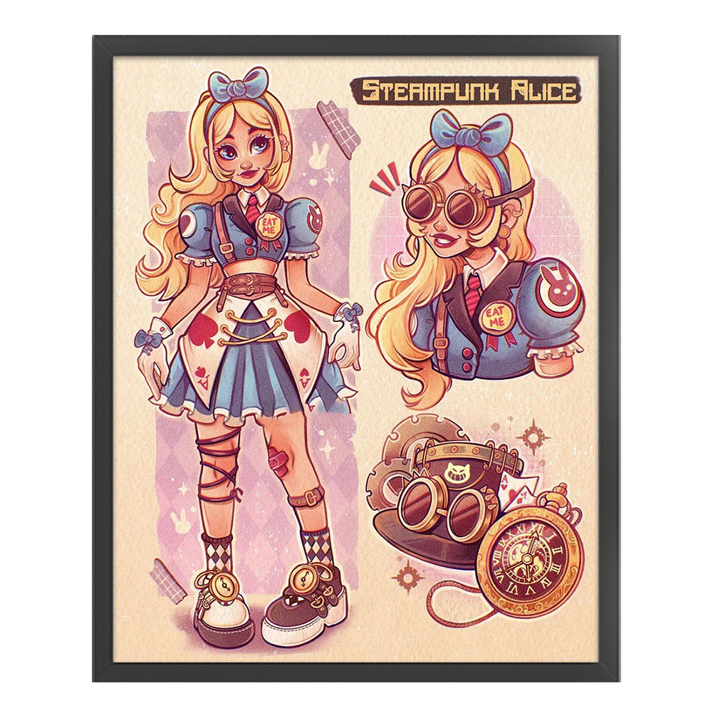 Alice - 11CT Stamped Cross Stitch 50*62CM