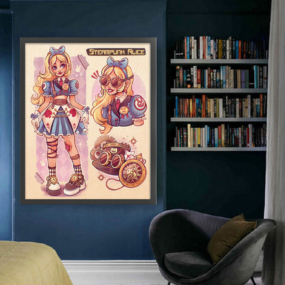Alice - 11CT Stamped Cross Stitch 50*62CM