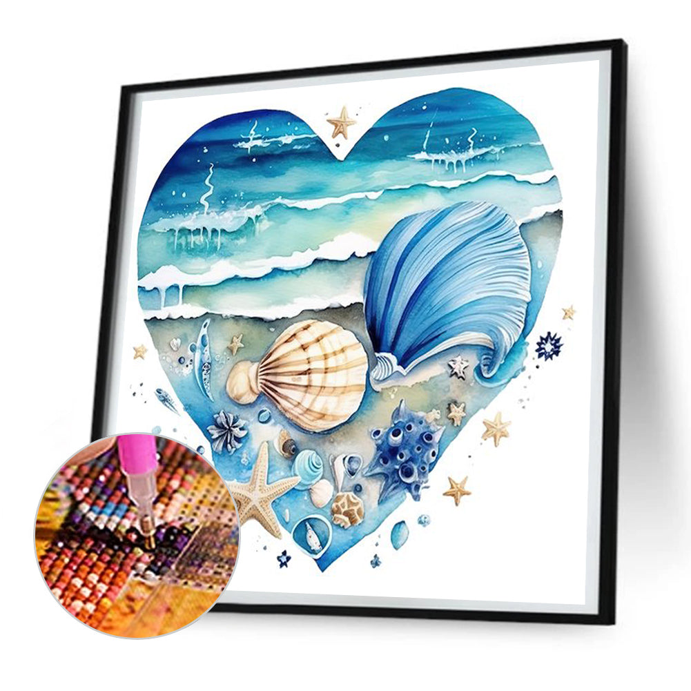 Love Starfish - Full Round Drill Diamond Painting 30*30CM