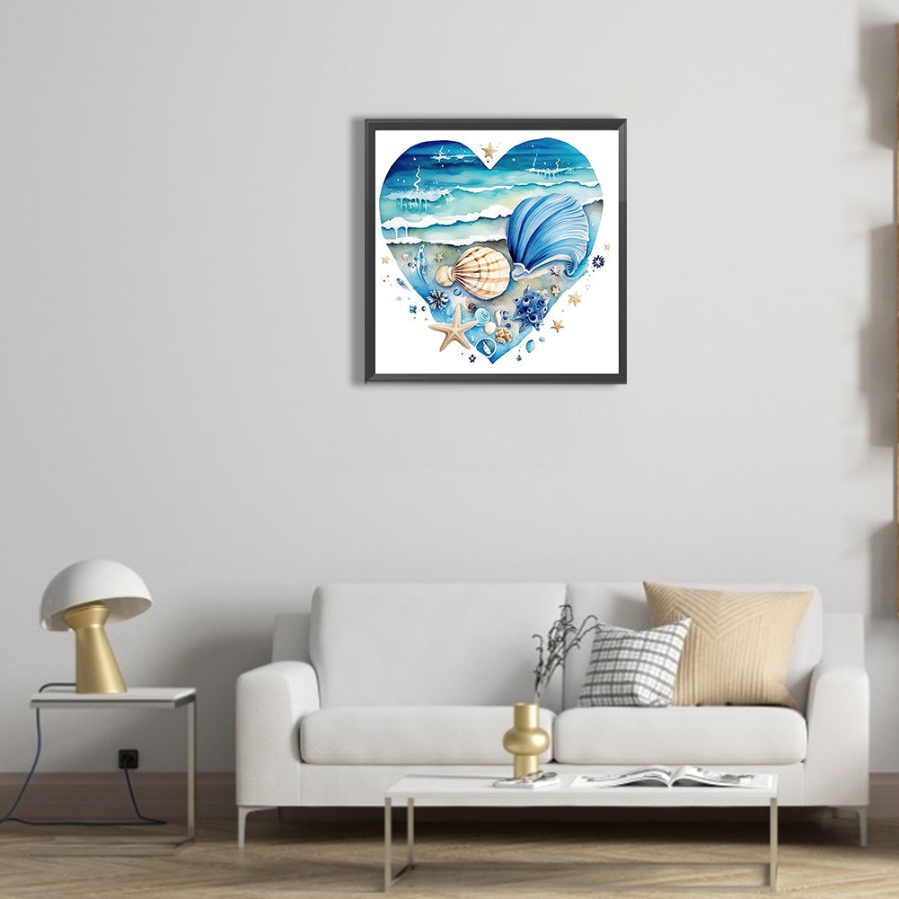 Love Starfish - Full Round Drill Diamond Painting 30*30CM