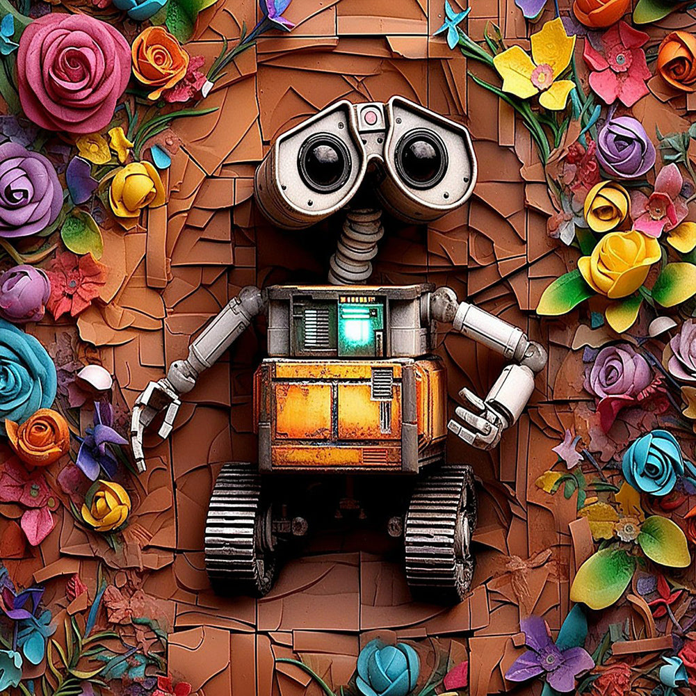 Robot Mobilization - Full Round Drill Diamond Painting 30*30CM