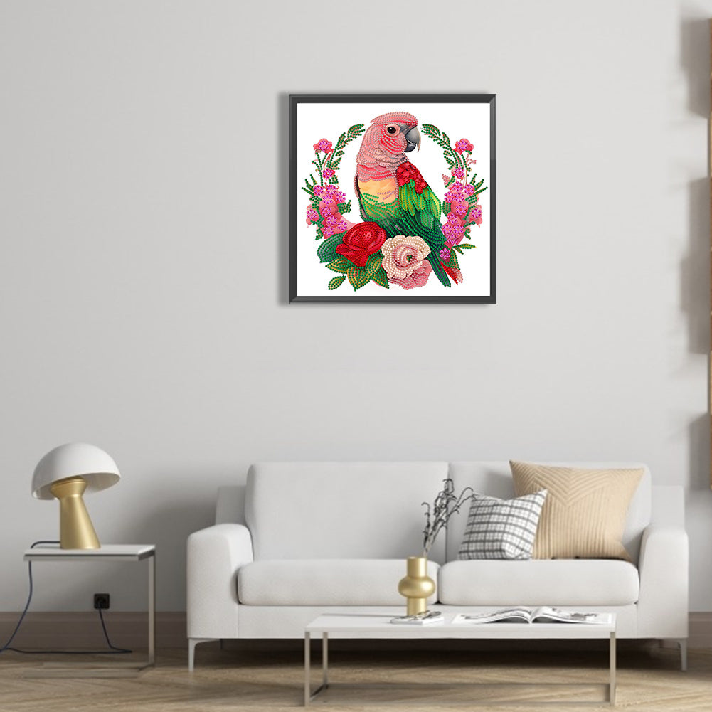 Parrot -  Special Shaped Drill Diamond Painting 30*30CM