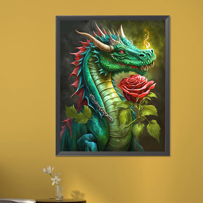 Rose Pterosaur - Full AB Round Drill Diamond Painting 40*50CM