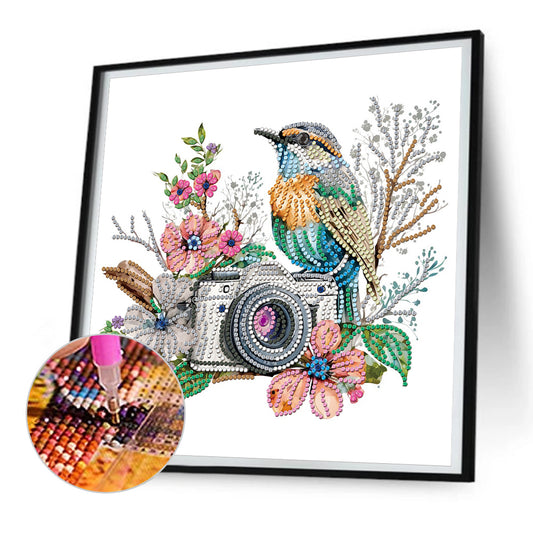 Camera -   Special Shaped Drill Diamond Painting 30*30CM