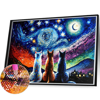 Animal -   AB Round Drill Diamond Painting 60*40CM