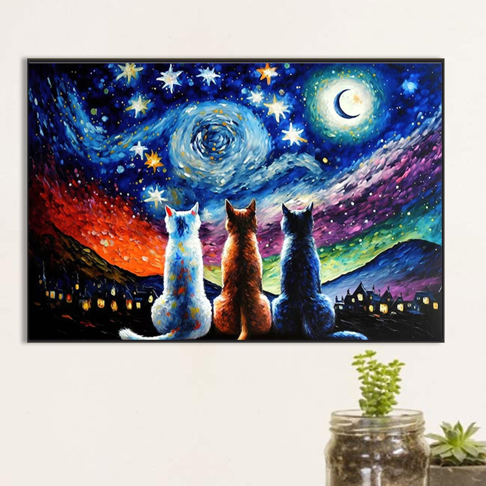 Animal -   AB Round Drill Diamond Painting 60*40CM