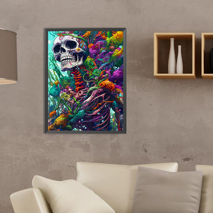 Discard The Fleshy Skull - Full Round Drill Diamond Painting 30*40CM