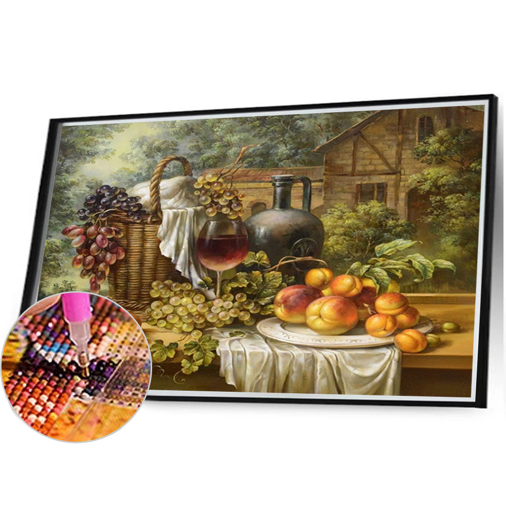 Autumn Harvest Gift - Full AB Round Drill Diamond Painting 45*40CM