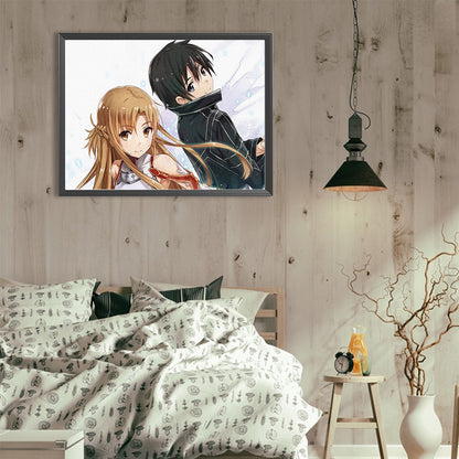 Sword Art Online - Full Round Drill Diamond Painting 40*30CM