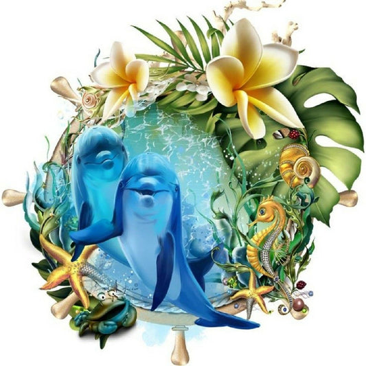 The Underwater World - Full Round Drill Diamond Painting 30*30CM