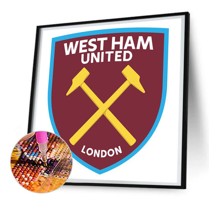 West Ham United - Full Round Drill Diamond Painting 30*30CM