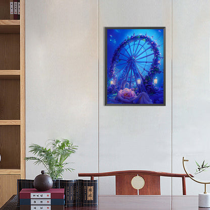Dream Flower Ferris Wheel - Full Round Drill Diamond Painting 30*40CM