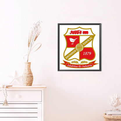 Swindon Football Club - Full Round Drill Diamond Painting 40*45CM