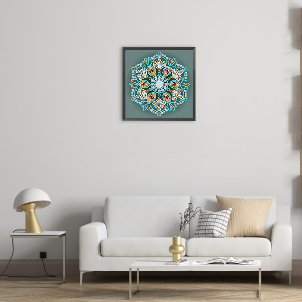 Mandala -  Special Shaped Drill Diamond Painting 30*30CM