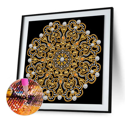 Mandala -  Special Shaped Drill Diamond Painting 30*30CM
