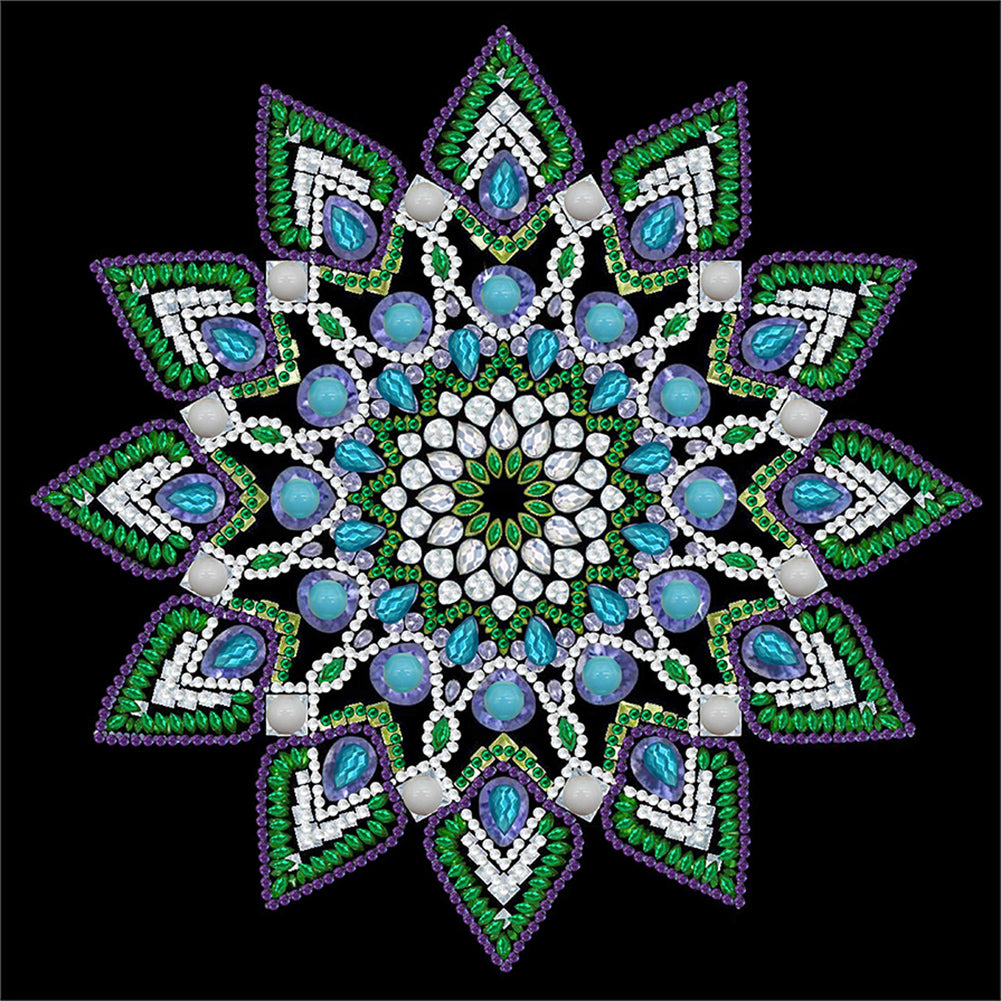 Mandala -  Special Shaped Drill Diamond Painting 30*30CM