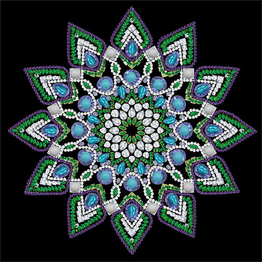 Mandala -  Special Shaped Drill Diamond Painting 30*30CM
