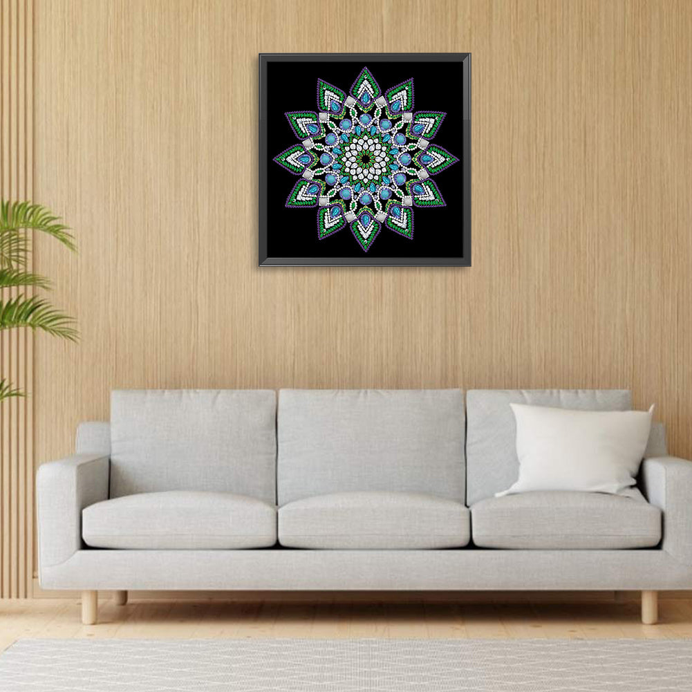 Mandala -  Special Shaped Drill Diamond Painting 30*30CM