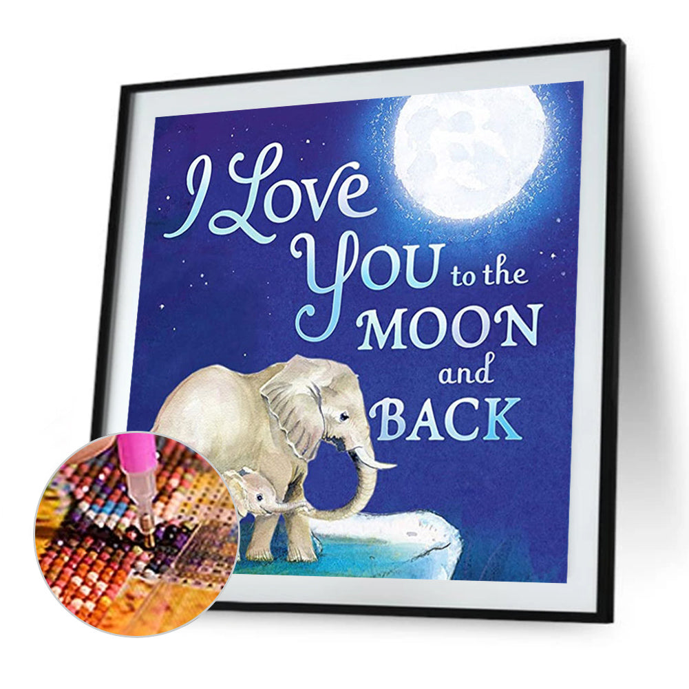 Elephant - Full Square Drill Diamond Painting 45*45CM