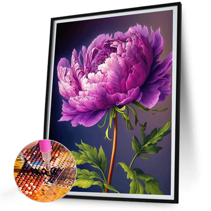 Peony - Full Round Drill Diamond Painting 30*40CM