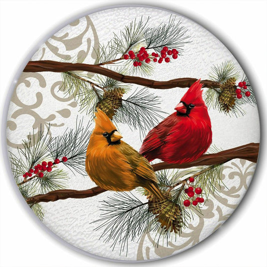 Branch Finch - Full Round Drill Diamond Painting 30*30CM