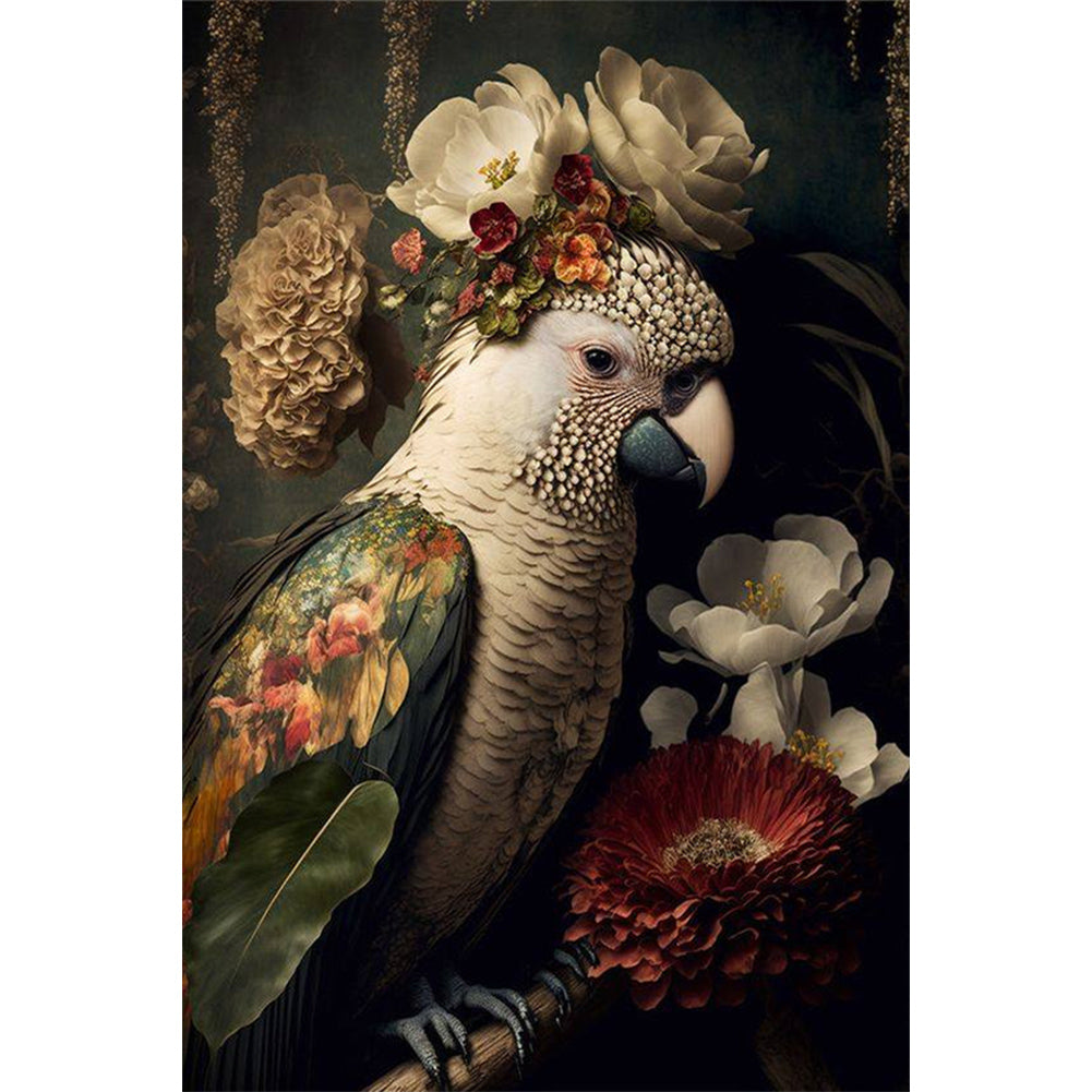 Parrot - Full AB Round Drill Diamond Painting 40*60CM
