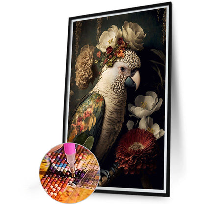 Parrot - Full AB Round Drill Diamond Painting 40*60CM
