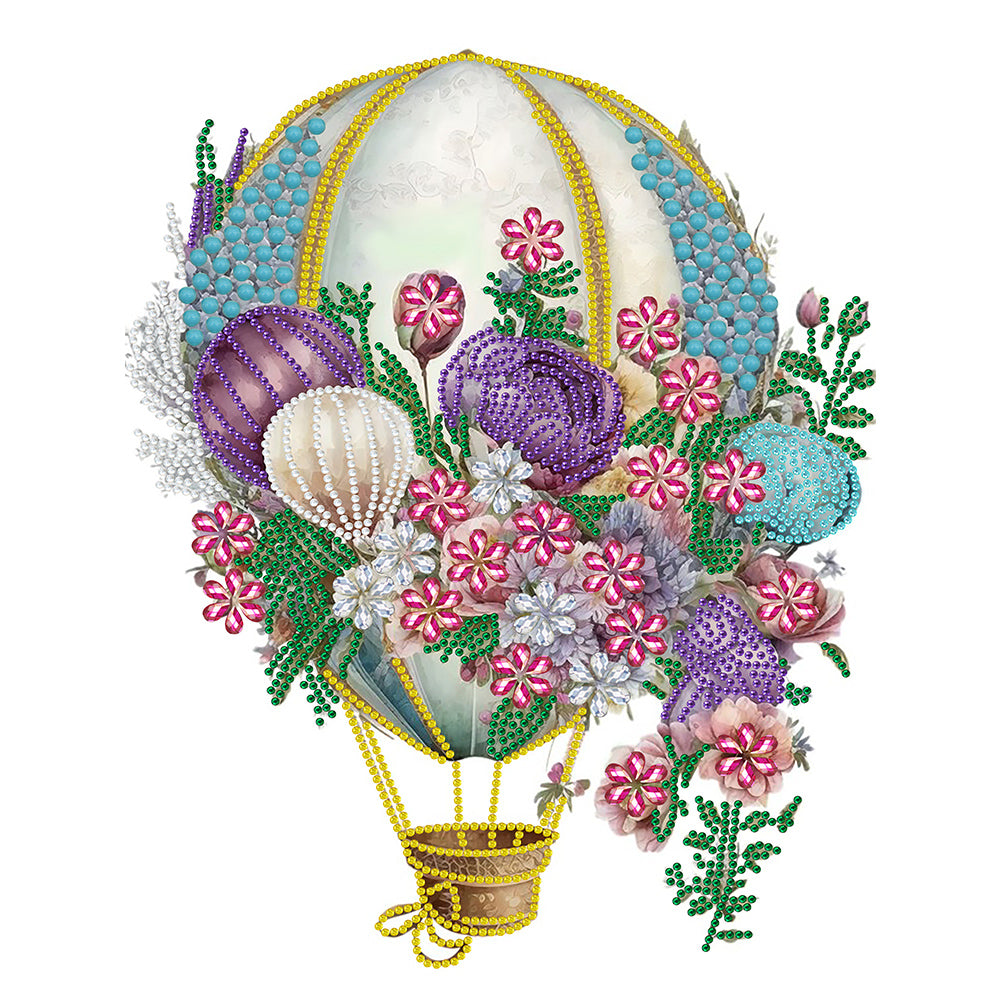 Hot Air Balloon -  Special Shaped Drill Diamond Painting 30*30CM